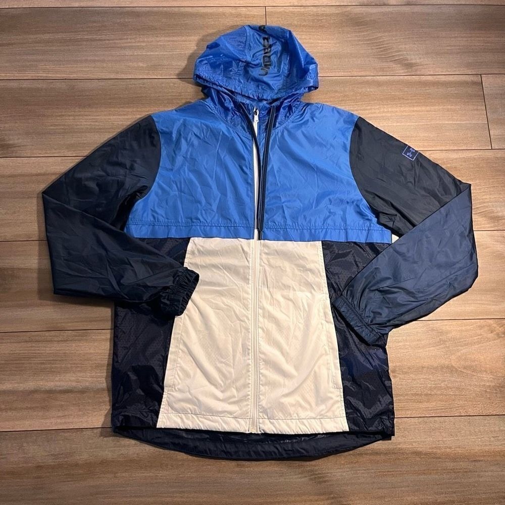 Under Armour Blue Athletic‎ Workout Zipup Jacket Men Large